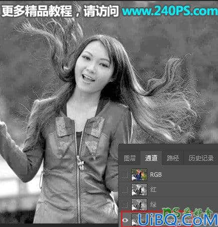 Photoshop扣头发教程：学习给飞舞着长头发的美女照片完美扣图，扣细发丝