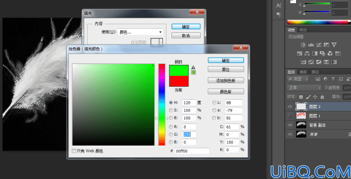 Photoshop巧用通道简单快速抠出羽毛图片