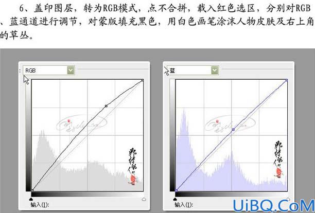 Lab模式下调整婚片的青黄色