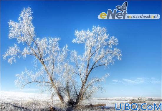 Photoshop打造梦幻的月色雪景