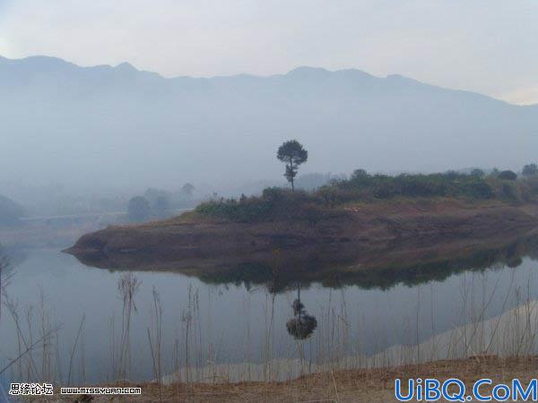 Photoshop多图叠加制作超梦幻的蓝色背景