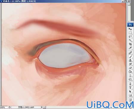 Photoshop鼠绘超精细的人物眼睛