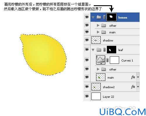 Photoshop鼠绘逼真的青色柠檬