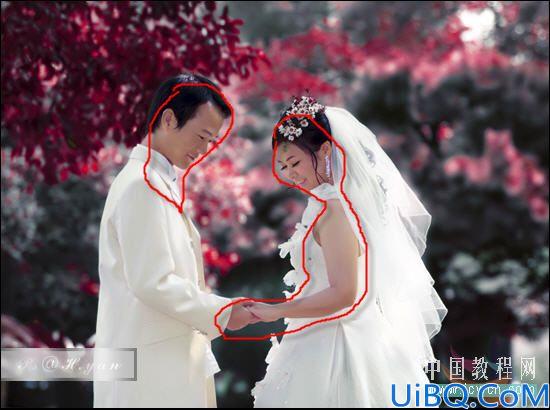 Photoshop制作唯美风格婚纱照