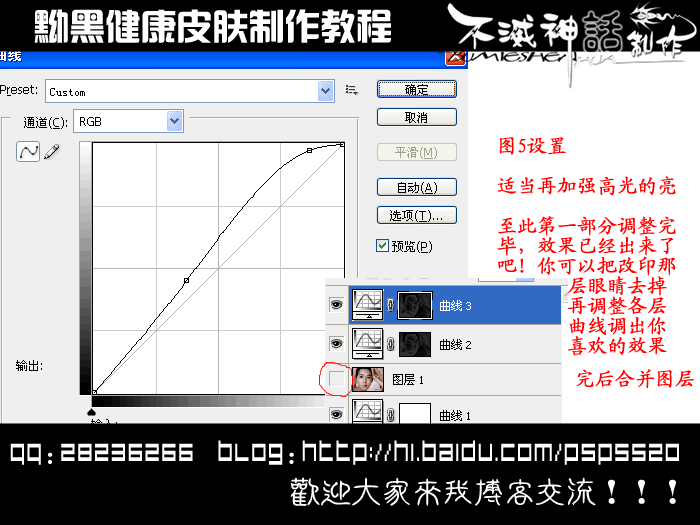 用CS3调出黝黑健康肤色