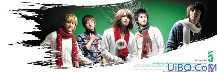 Photoshop制作TVXQ圣诞签名