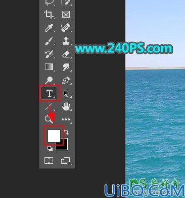 利用photoshop3D工具设计非常壮观的海面瀑布立体字效。