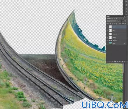 创意合成，用Photoshop创建超现实的铁轨