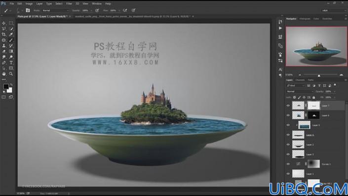 创意合成，用Photoshop合成一副城市微缩景观图