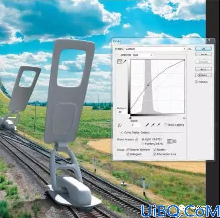 创意合成，用Photoshop创建超现实的铁轨