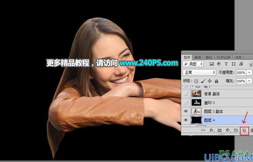 Photoshop人像合成实例：创意打造从碎石纹理墙面中出来的石质女孩特效图