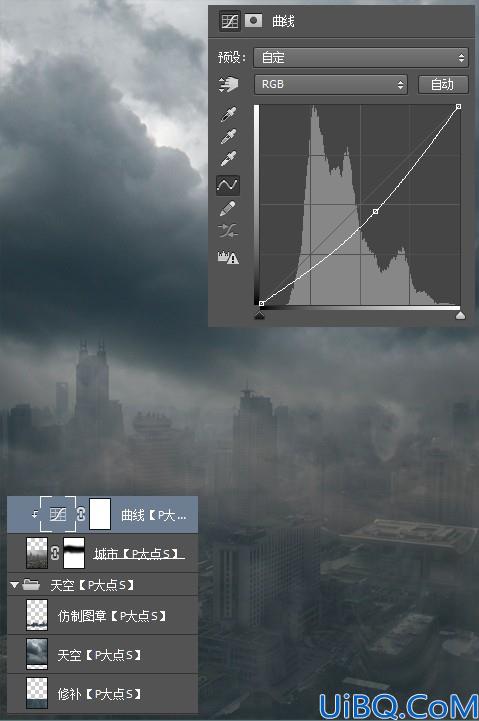 场景合成，合成未日城市科幻场景教程