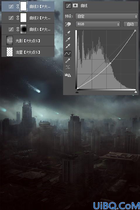 场景合成，合成未日城市科幻场景教程