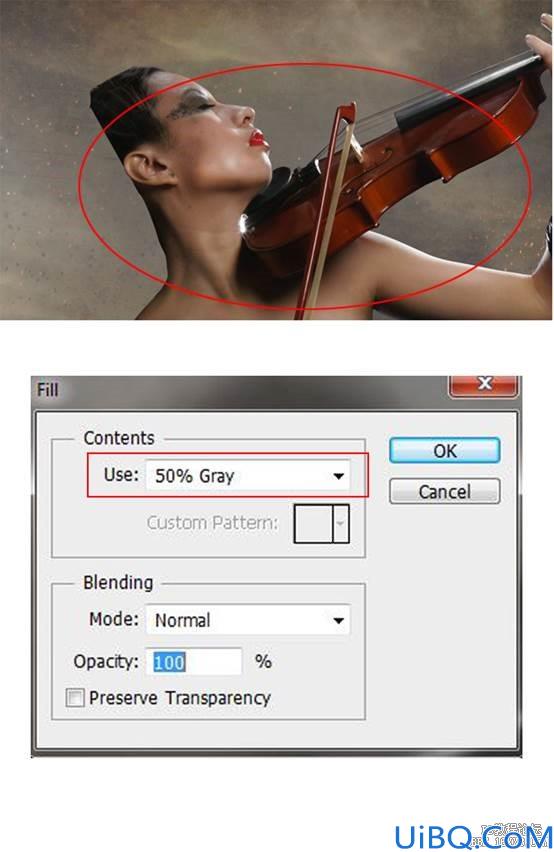 Photoshop CS6合成浴火天使效果图片