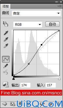 Photoshop合成坐在海边岩石上眺望远方沉思的MM