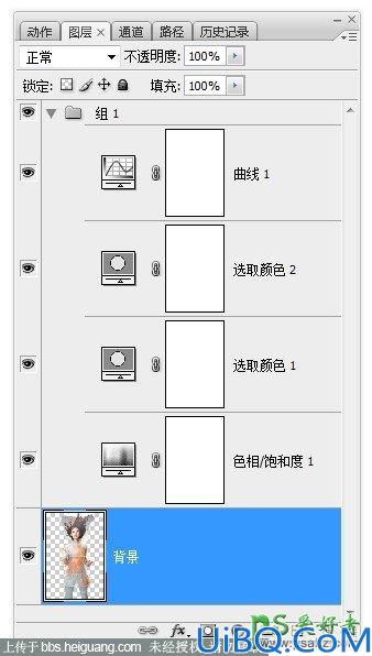 Photoshop创意合成玻璃水瓶中的美少女人像艺术照片，水瓶中的美