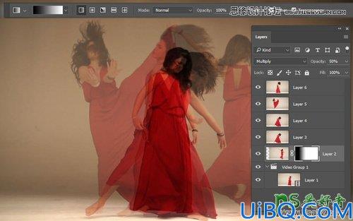 Photoshop美女人像合成教程：创意打造人像幻影效果图，时尚风格人像幻影