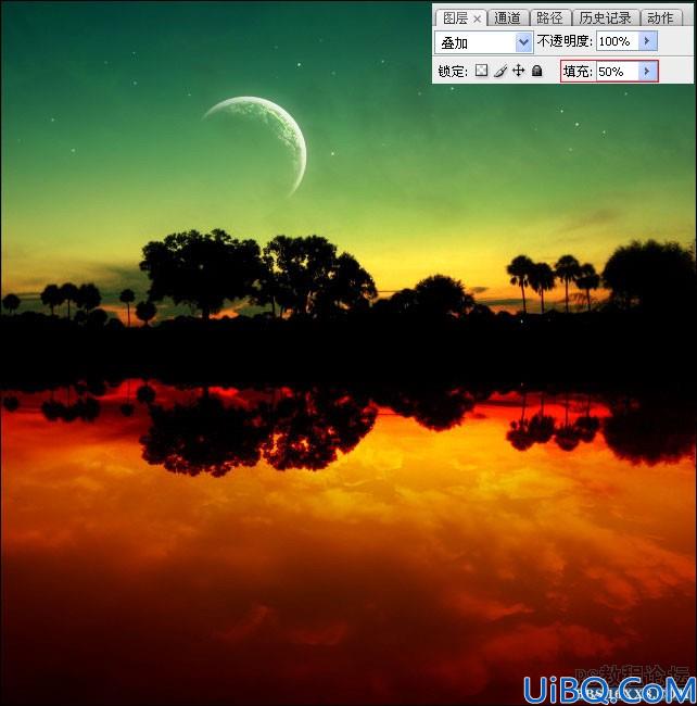 photoshop教程:如何合成夜景效果