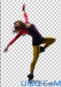 Photoshop照片合成实例:黑夜中眩光芭蕾舞者