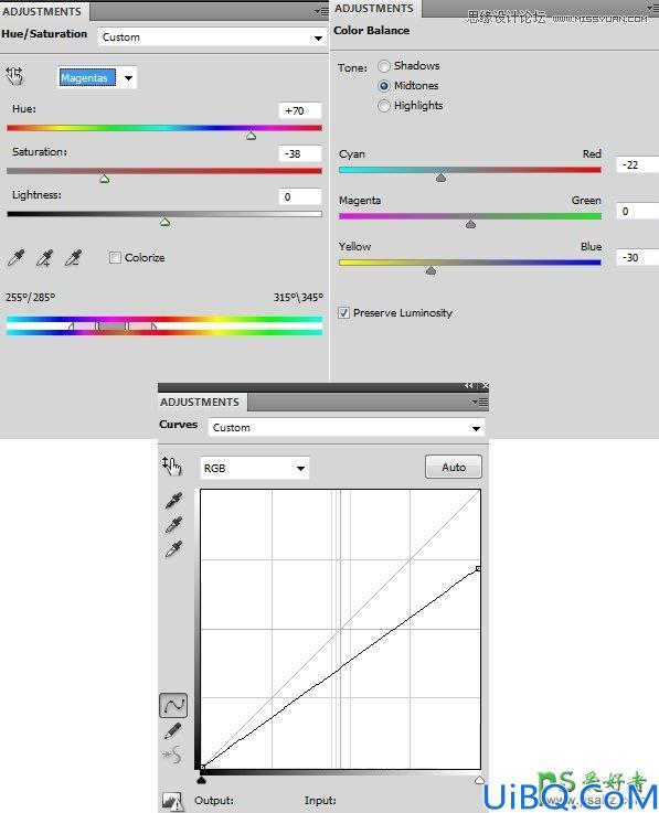 Photoshop合成教程：利用素材,笔刷，调整图层合成秋季唯美的城堡场景图