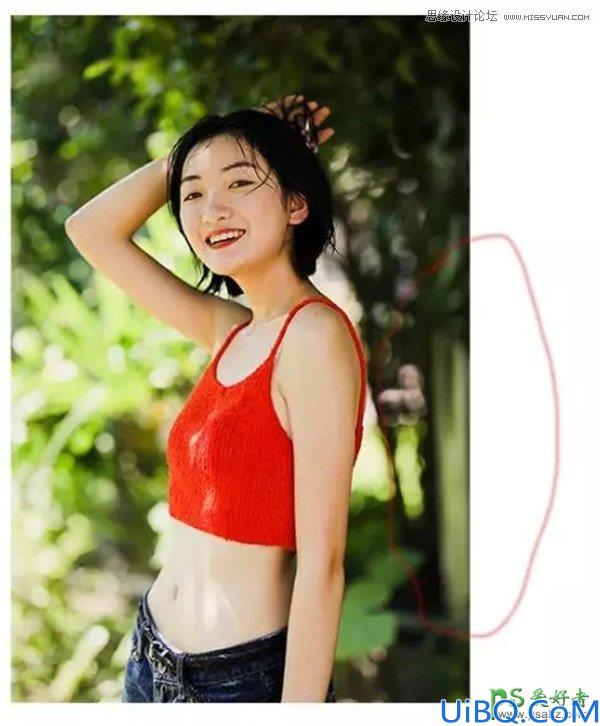 Photoshop后期调色：利用简单的方法给外景美女照片调出复古胶片艺术效果