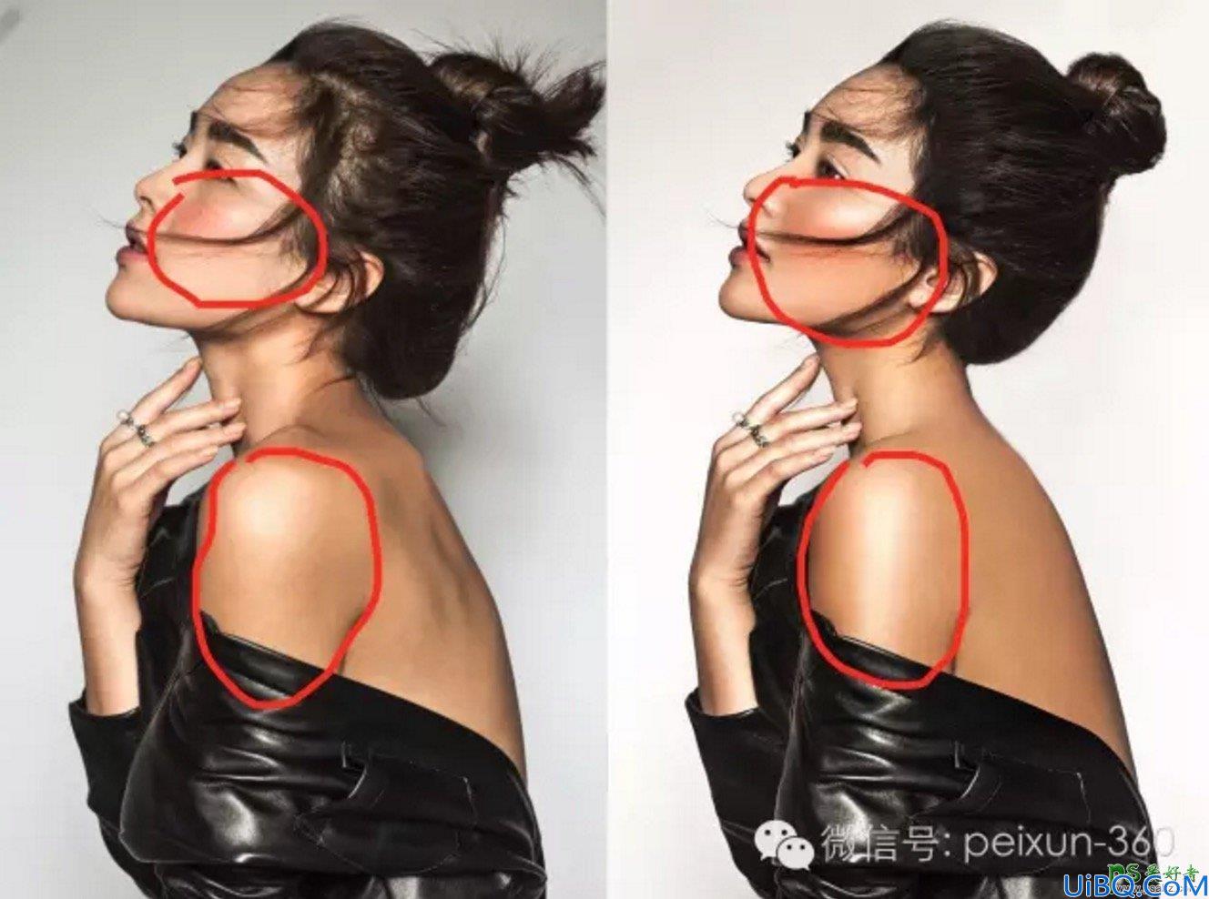 Photoshop美女图片后期调色教程：给普通美女人像照片调出古铜质感肤色