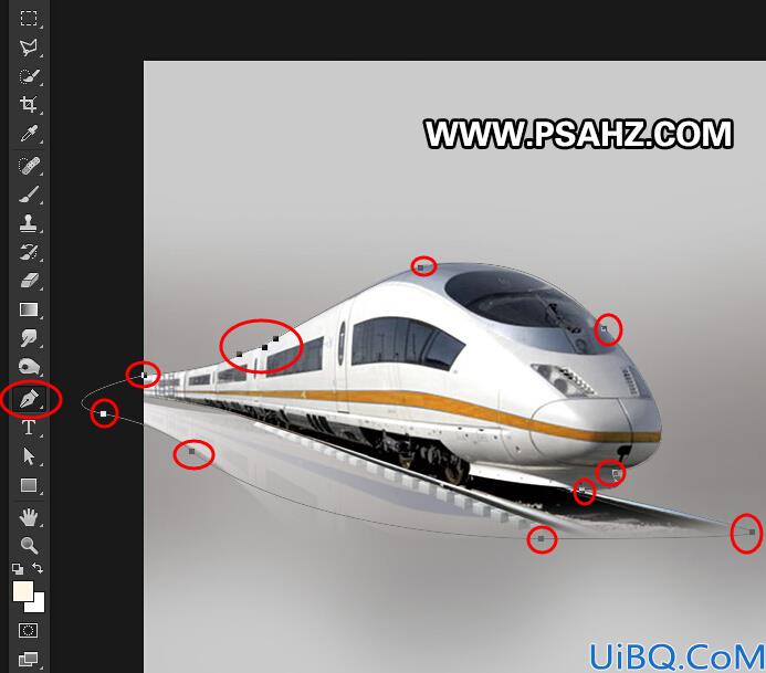 Photoshop电影海报合成教程：合成天上行驶的终极列车，天堂列车效果图