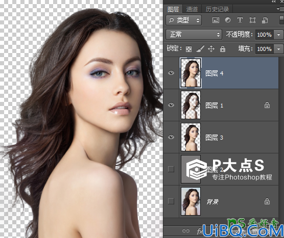 Photoshop创意合成玫瑰纷飞的唯美梦幻女神艺术照