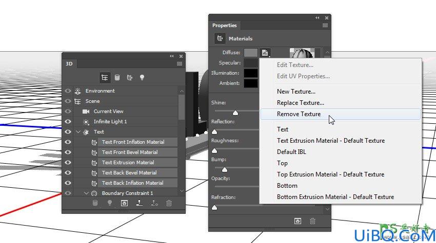 利用新版Photoshop软件中的3D工具制作立体风格的矩阵LED字体，LED字效