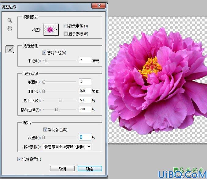 Photoshop特效图片合成教程：打造水花飞溅效果的粉红色牡丹花效果图