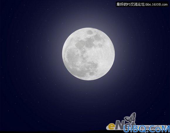 Photoshop照片合成教程:黑夜中飞翔的鸽子