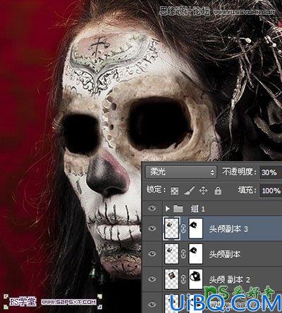 Photoshop图片合成：天使与魔鬼的完美结合_合成出恐怖效果的魔鬼天使