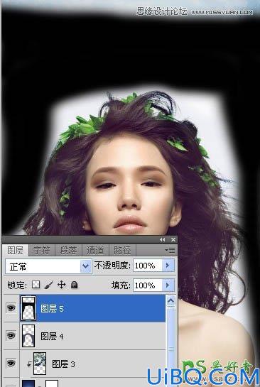 Photoshop创意合成时尚的非主流插画美女形象_潮流插画美女