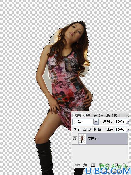 Photoshop人像合成教程：合成一张个性美女摄影作品-个性的美女写真照