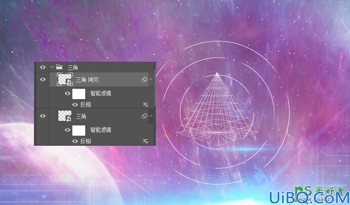 Photoshop制作科技蓝主题风格的艺术字体，富有神秘感的科技艺术