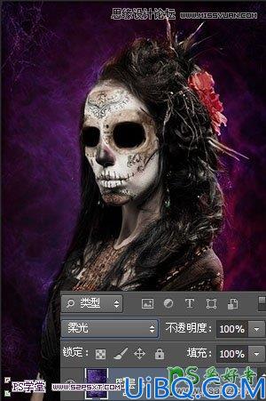 Photoshop图片合成：天使与魔鬼的完美结合_合成出恐怖效果的魔鬼天使