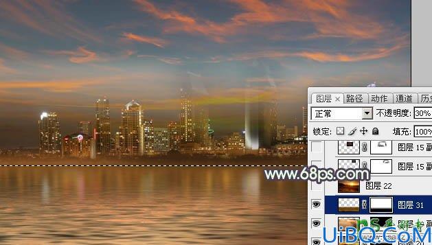 Photoshop婚片合成教程：打造浪漫华丽的夜景婚纱艺术照效果图