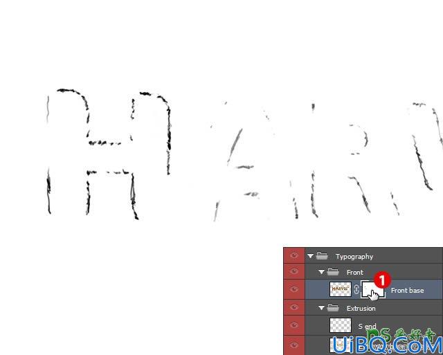 Photoshop立体字教程：设计一例个性十足的草堆立体字-草堆字体效果