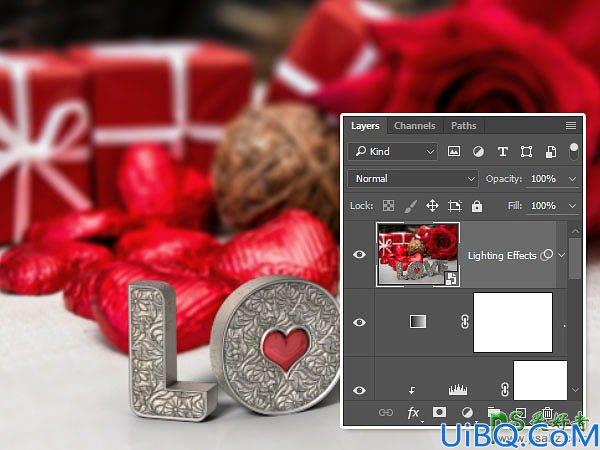 利用PHOTOSHOP 3D工具设计细腻的浮雕花纹立体字-花纹艺术字体