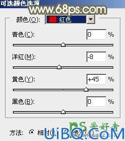 Photoshop调色实例教程学习：给黑丝袜树林风景中的MM调出淡暖色