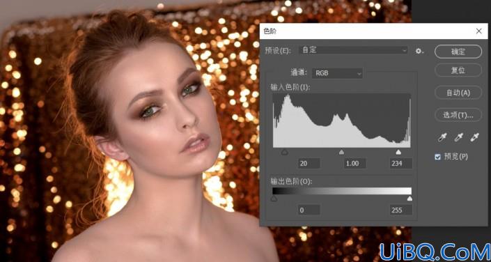 Photoshop调色技巧教程：学习如何合理利用色阶工具给照片进行调色。