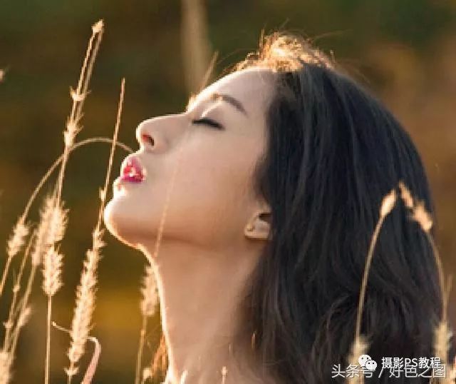 Photoshop影楼后期调色实例：给光线不足的野外美女写真照调出金秋效果