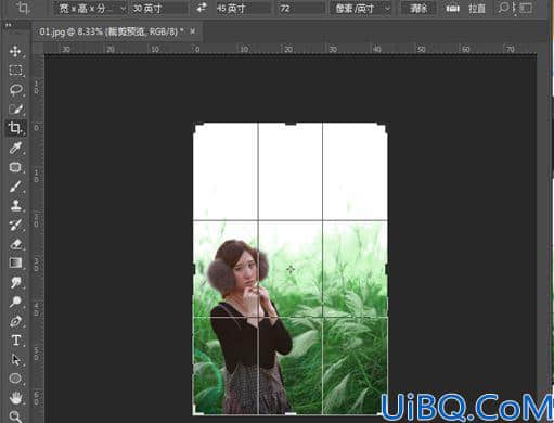 工具运用，通过Photoshop给图片按照固定的大小裁剪照片