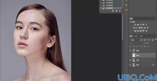 Photoshop人物磨皮教程：利用高低频给美女人物精修磨皮，修出细腻的皮肤