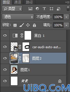 重曝效果，利用Photoshop中的混合模式给人物制作炫酷的双重曝光照片