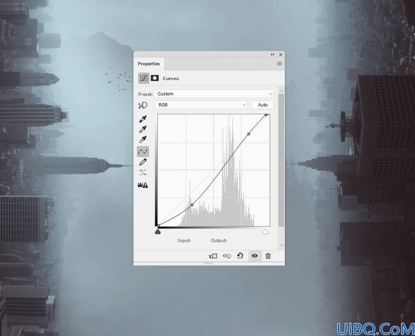 国外Photoshop合成教程：创意打造夜幕下超现实城市场景。