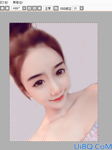 Photoshop+SAI给未成年少女私房照制作成粉嫩的仿手绘效果。