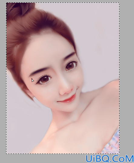 Photoshop+SAI给未成年少女私房照制作成粉嫩的仿手绘效果。