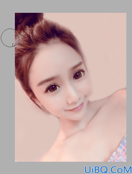 Photoshop+SAI给未成年少女私房照制作成粉嫩的仿手绘效果。