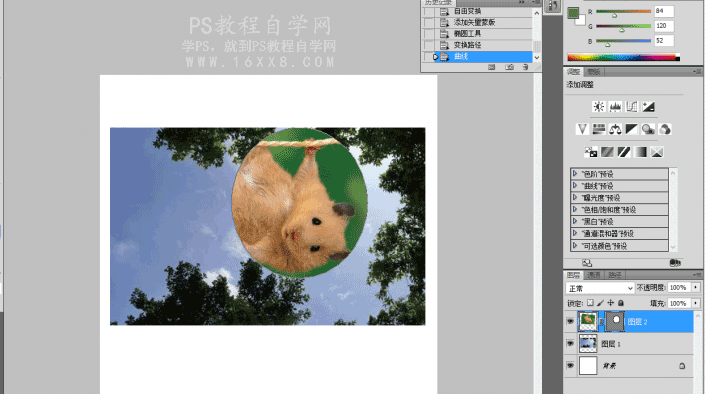 Photoshop工具教程：学习失量蒙版工具在图片后期处理中的使用技巧。